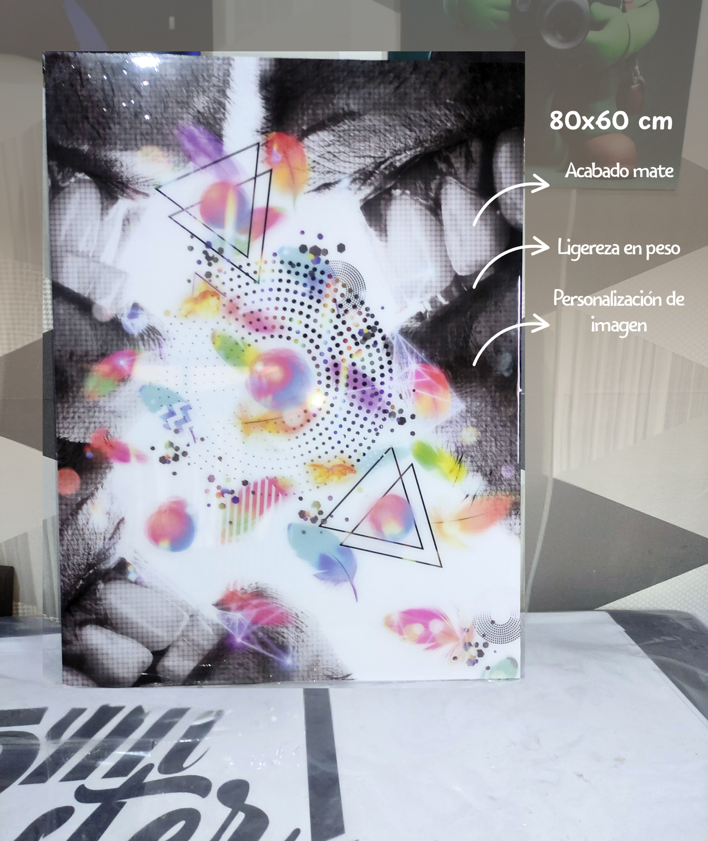 Cuadros personalizados con resina