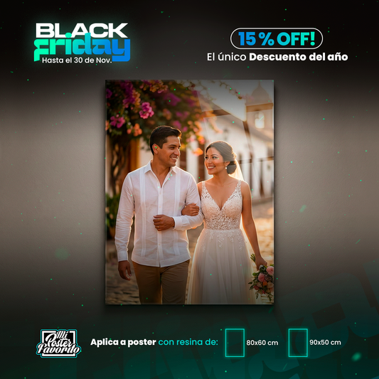 Cuadros personalizados con resina - Black Friday